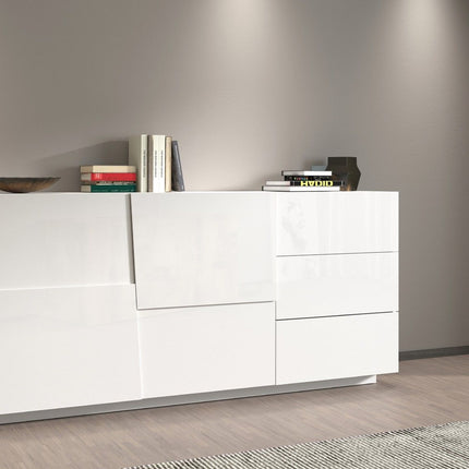 Credenza PONGO da 180 cm 2 ante e 3 cassetti.