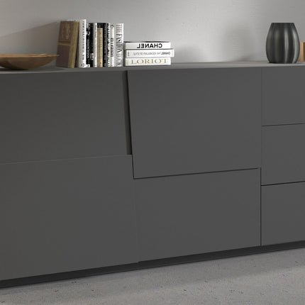 Credenza PONGO da 180 cm 2 ante e 3 cassetti.