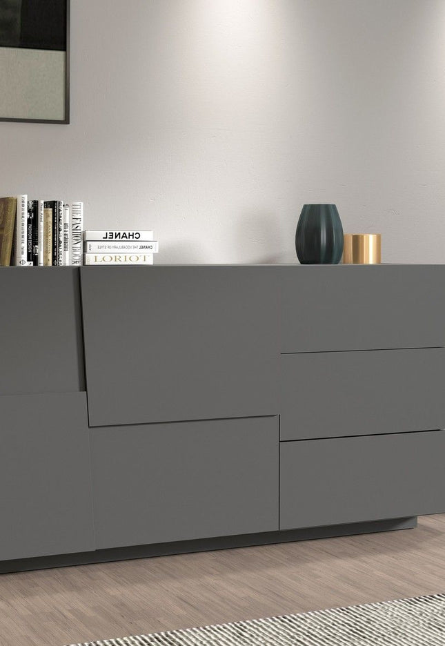 Credenza PONGO da 180 cm 2 ante e 3 cassetti.