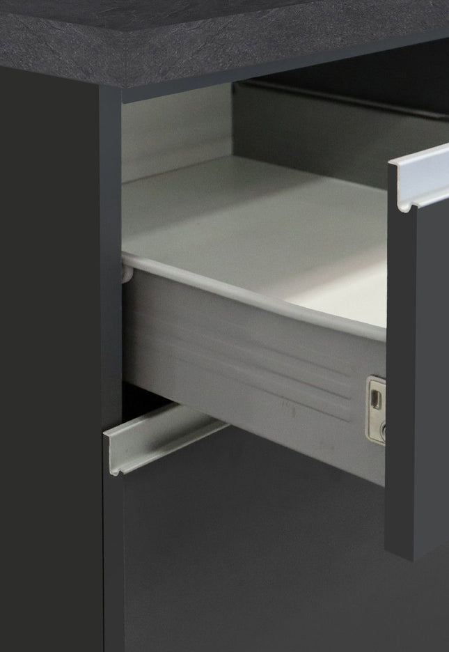 Cucina lineare SOLE 256 cm, composizione 3.
