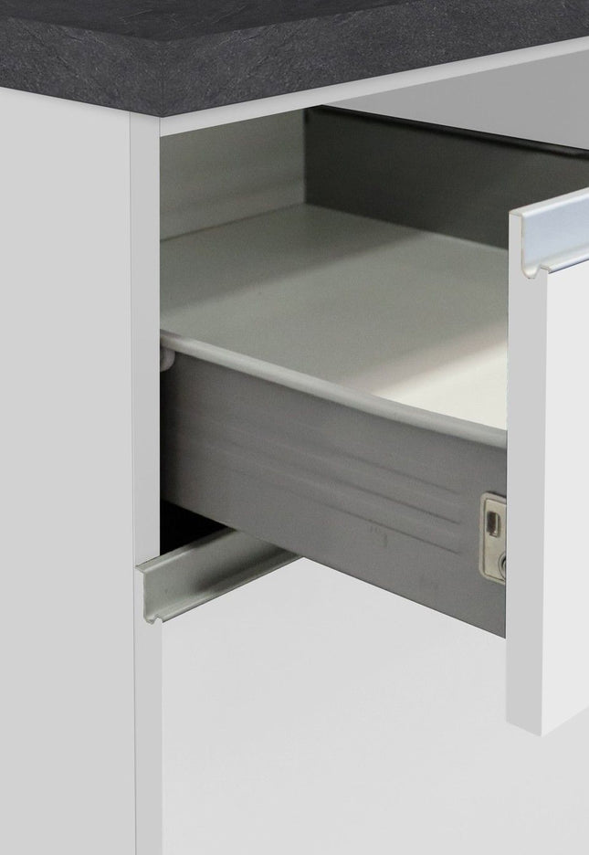Cucina lineare SOLE 256 cm, composizione 3