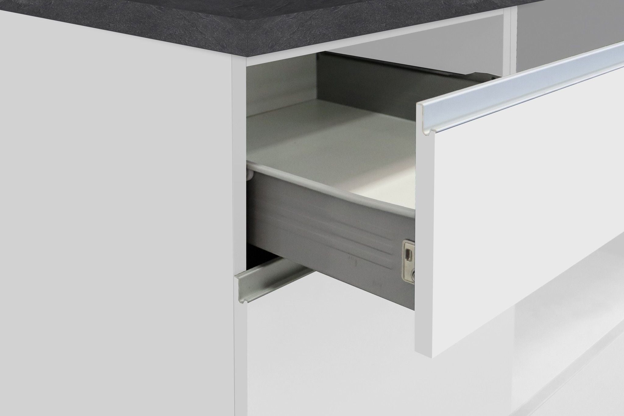 Cucina lineare SOLE 256 cm, composizione 3