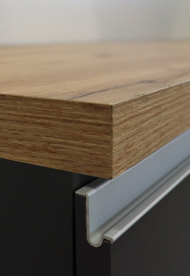 Cucina lineare SOLE 256 cm, composizione 3