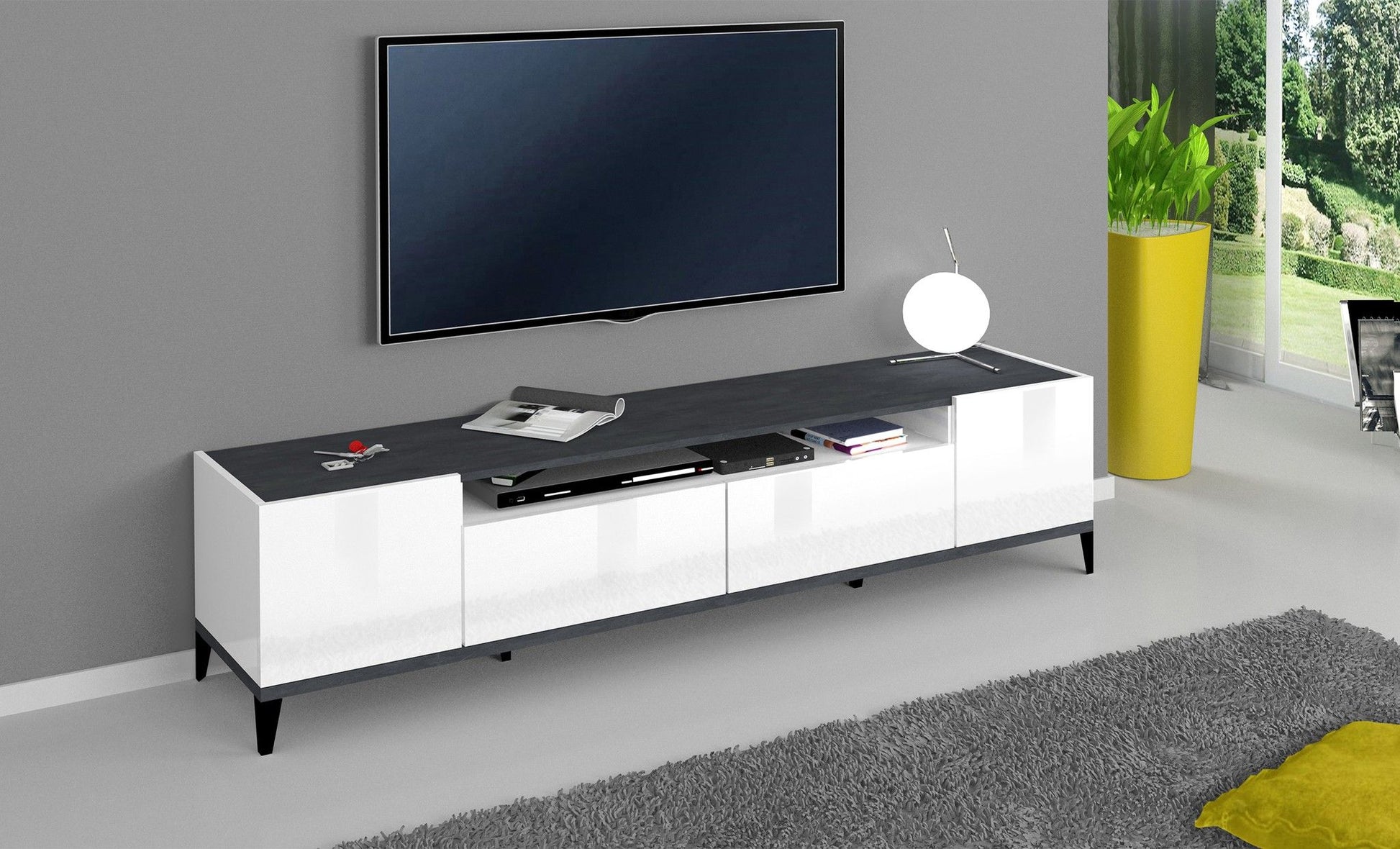 Porta tv SUNRISE 200 cm.