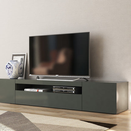 Porta tv DAIQUIRI 200 cm 2 ante battenti + 1 anta a ribalta.