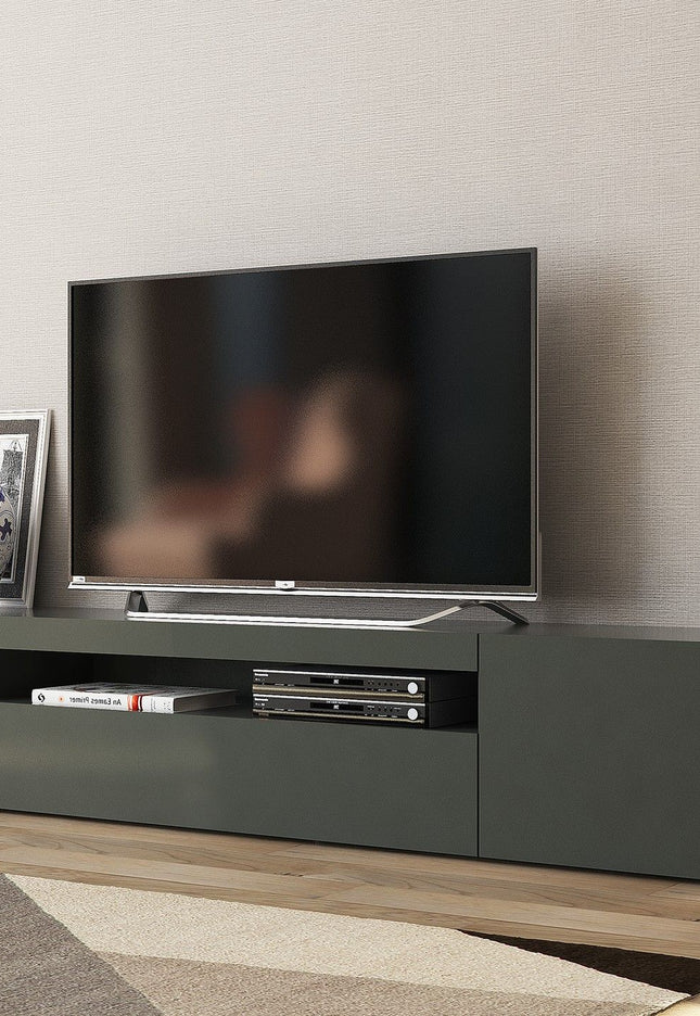 Porta tv DAIQUIRI 200 cm 2 ante battenti + 1 anta a ribalta.
