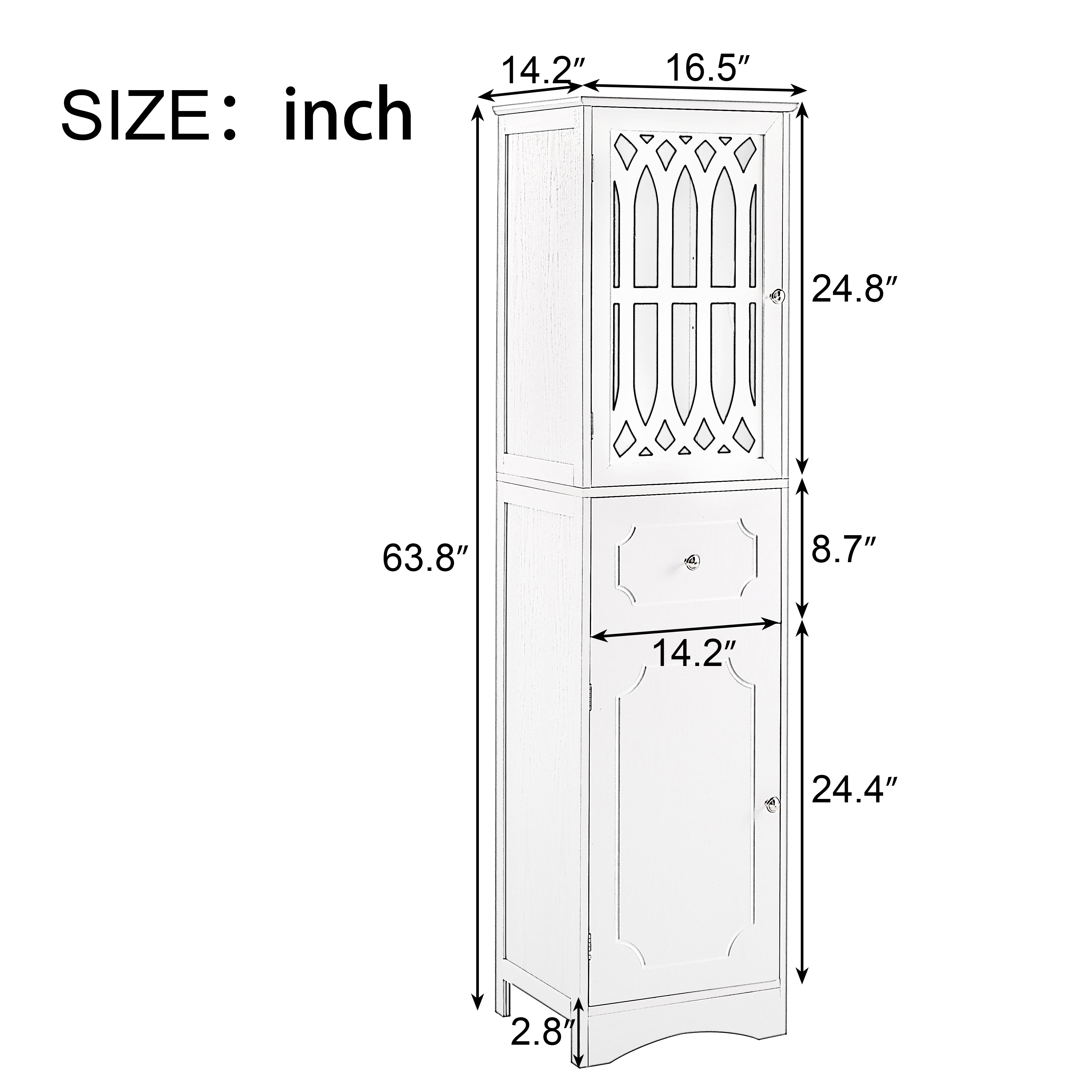 Mobile Bagno Alto con Cassetto Grigio