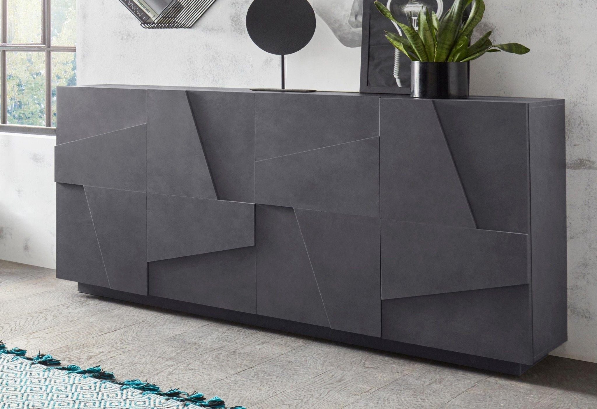 Credenza PING 160 cm 4 ante battenti.