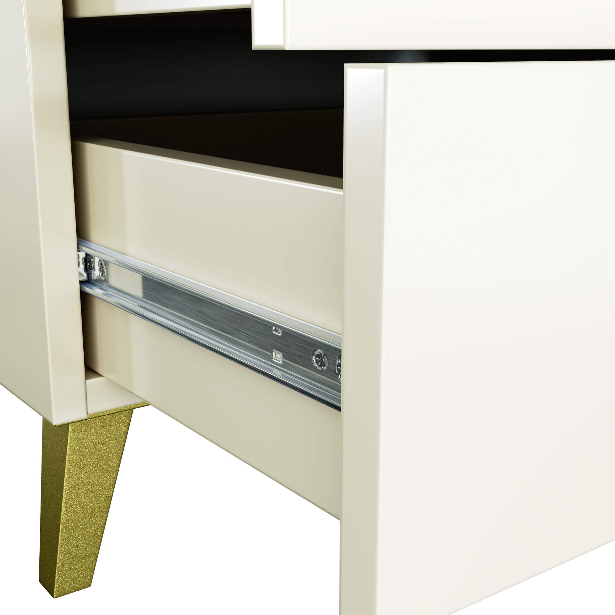 Cassettiera Nobile 60 cm 5 Cassetti – Cashmere e Oro