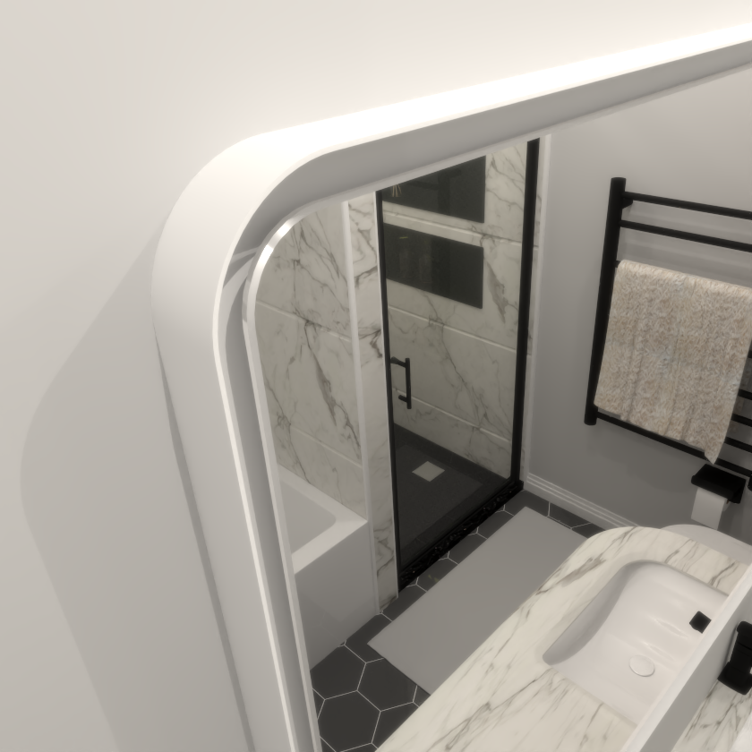 Specchio Bagno LED Moderno