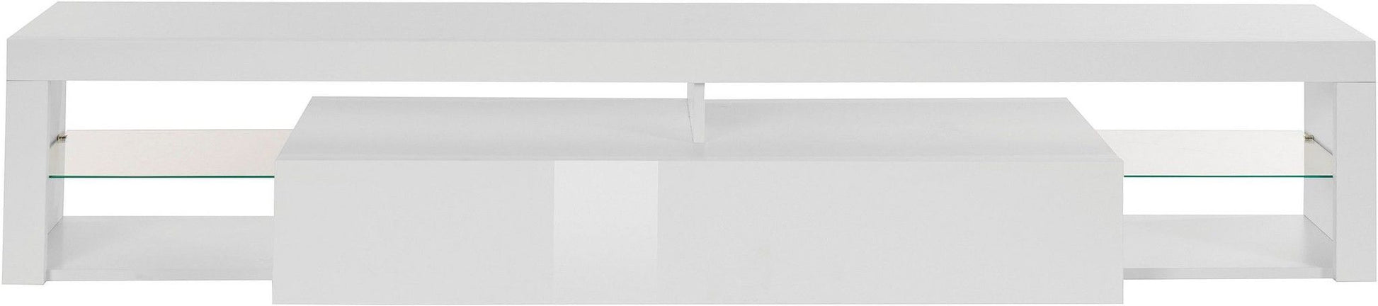 Porta TV ESSENTIAL 200 cm con 1 anta a ribalta.