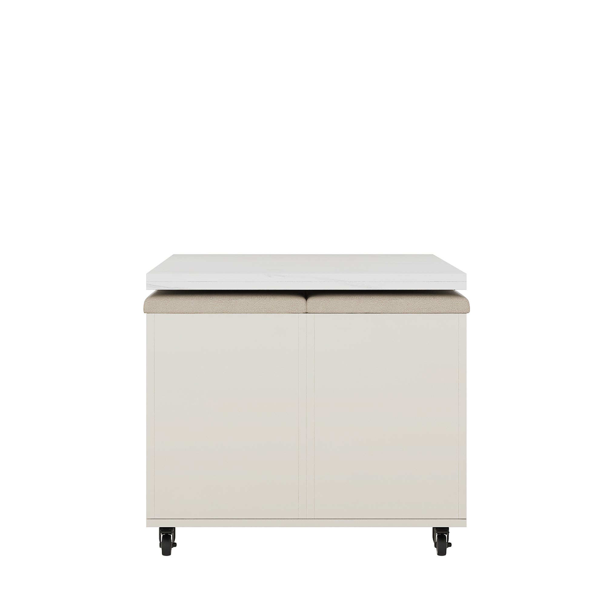 Tavolino Caffè Sollevabile con 4 Sedie