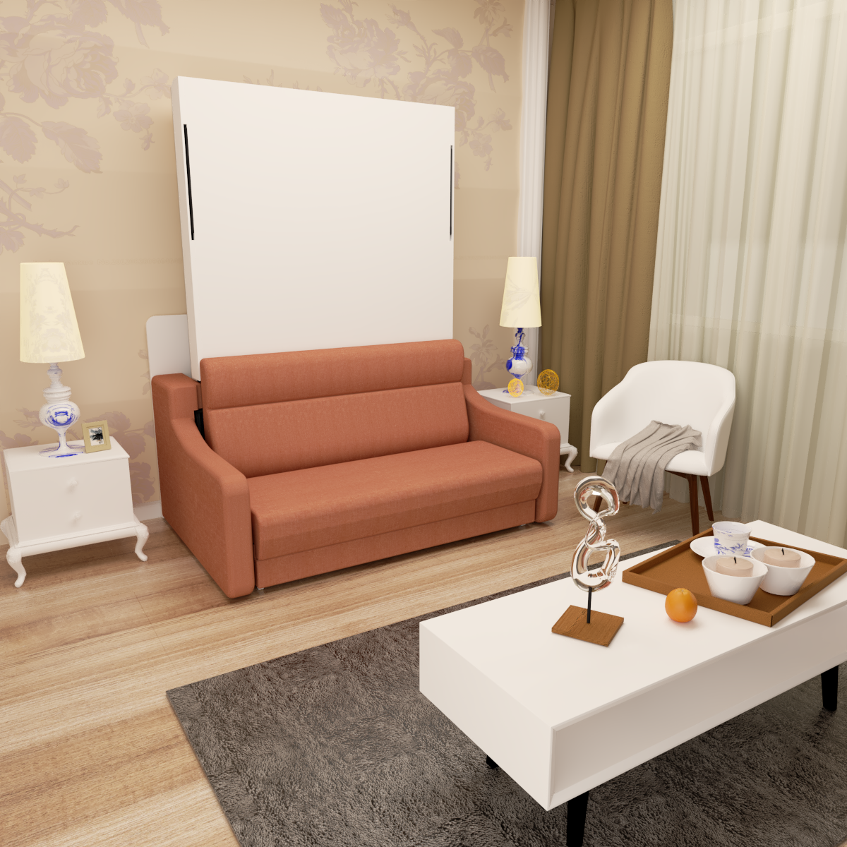 Mobile Bagno Porte Cassetti Ripiani Bianco