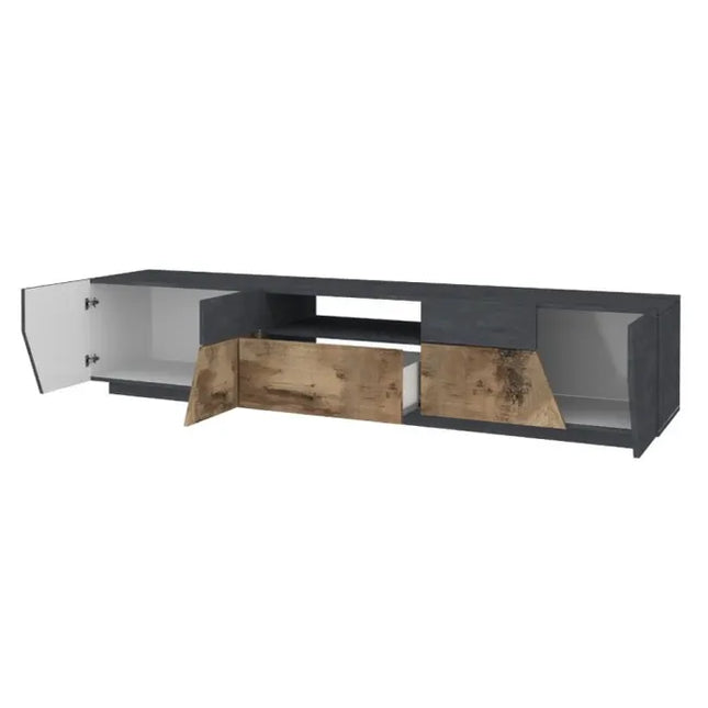 Porta tv ALIEN 220 cm - Report / Acero Pereira