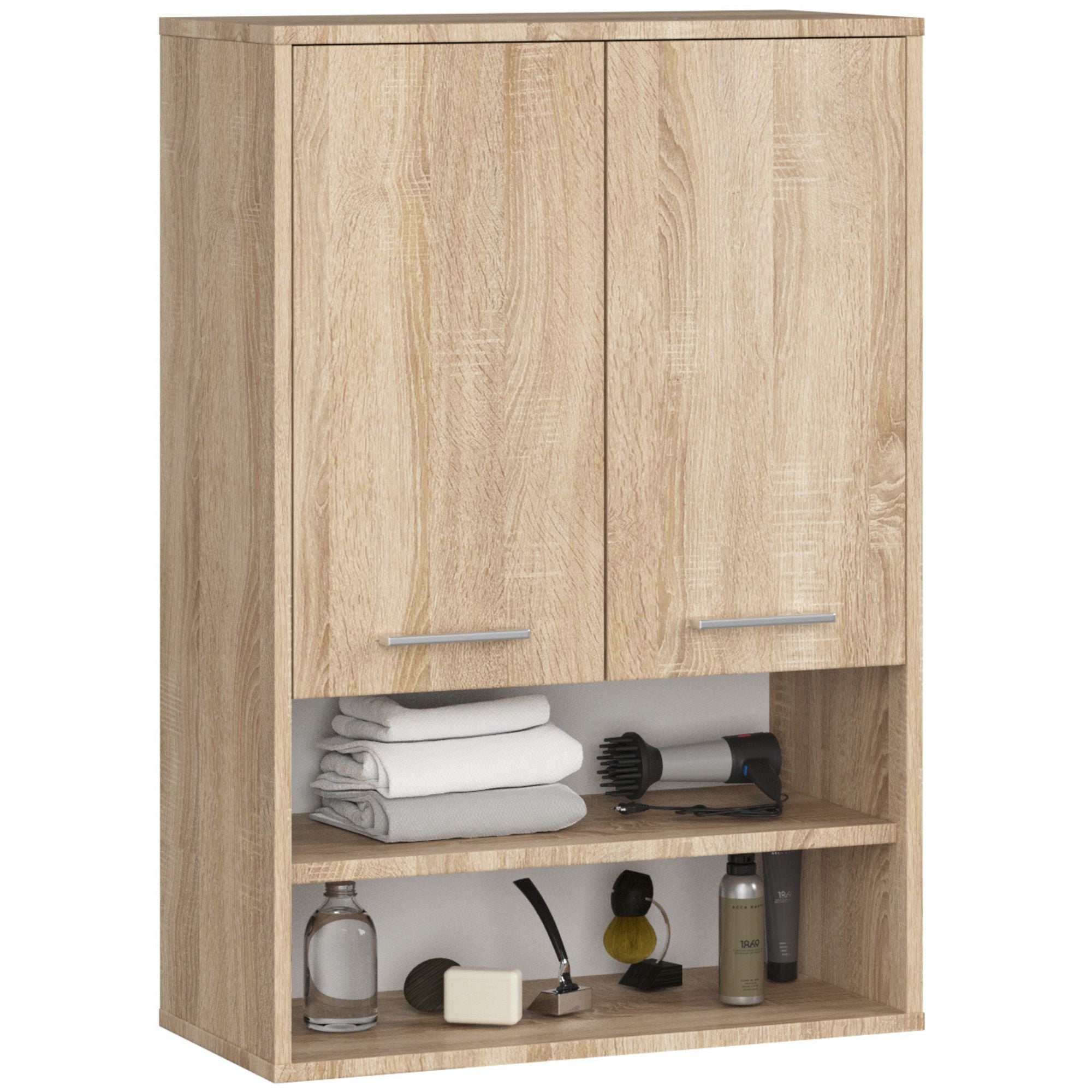 Pensile Bagno Aria 64 cm 2 Ante – Rovere Sonoma