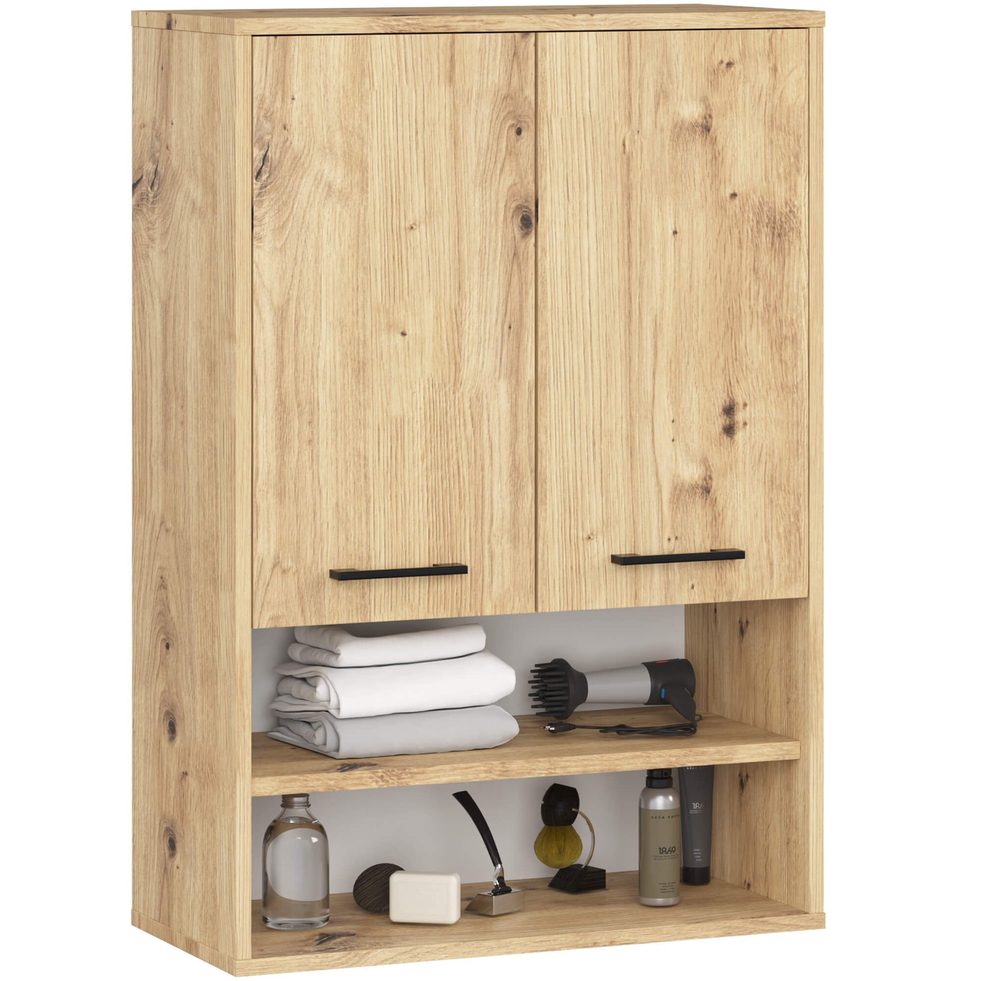 Armadietto Sospeso FIN 64 cm 2 Ante — Rovere Artisan