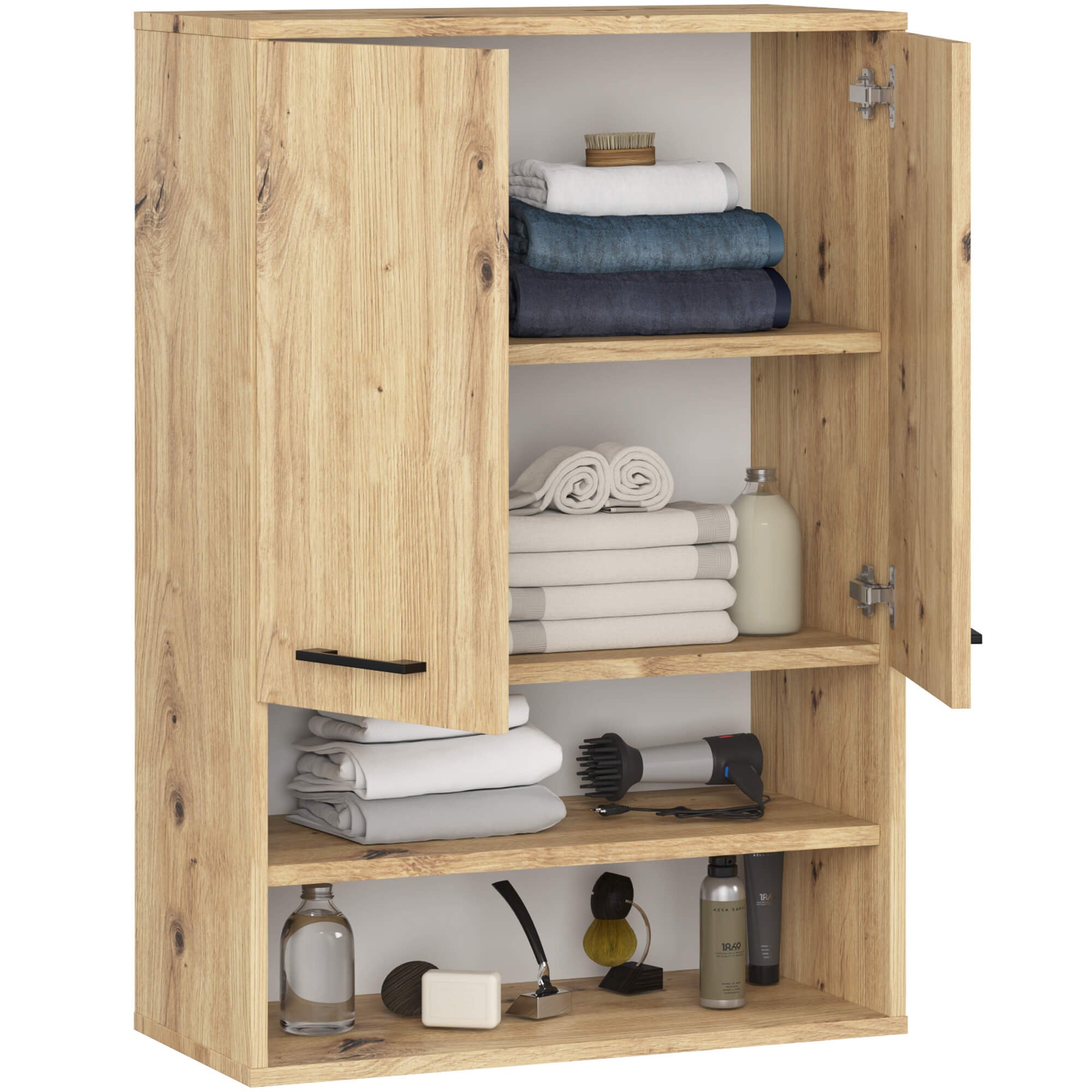 Armadietto Sospeso FIN 64 cm 2 Ante — Rovere Artisan