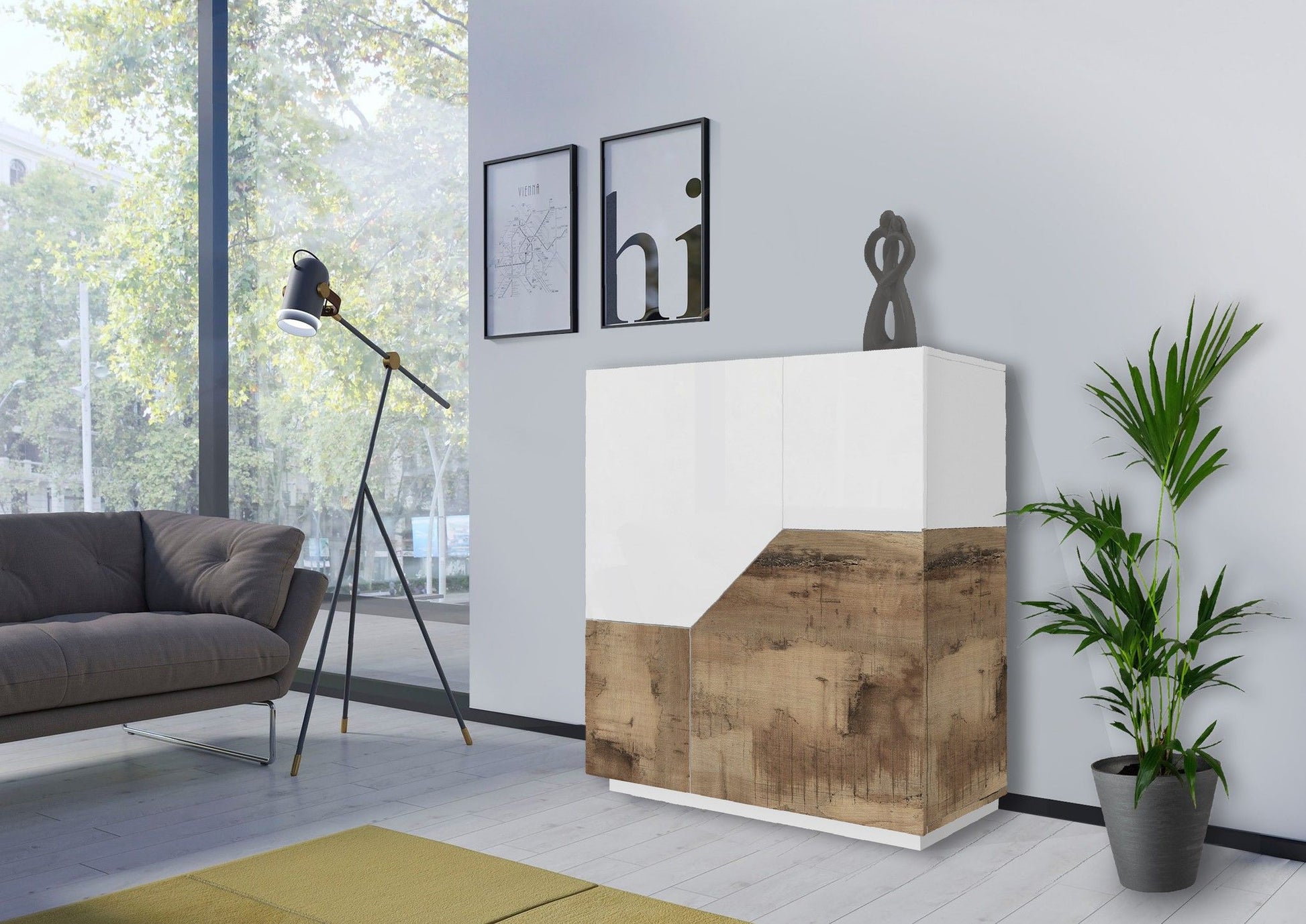 Credenza ALIEN alta da 100 cm.