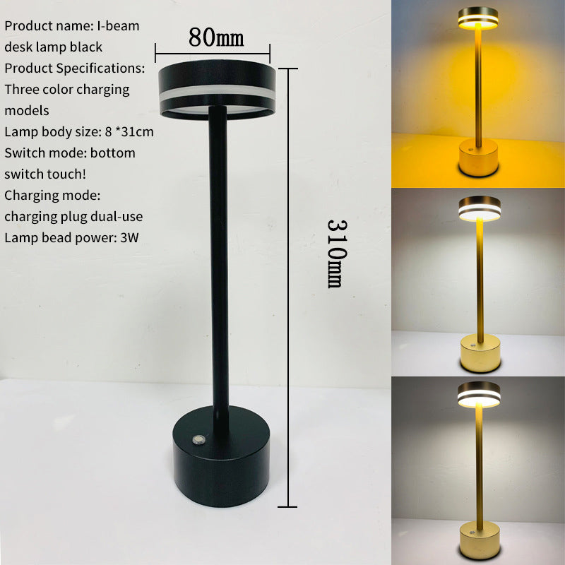 Lampada LED Nordica Metallo Ricaricabile