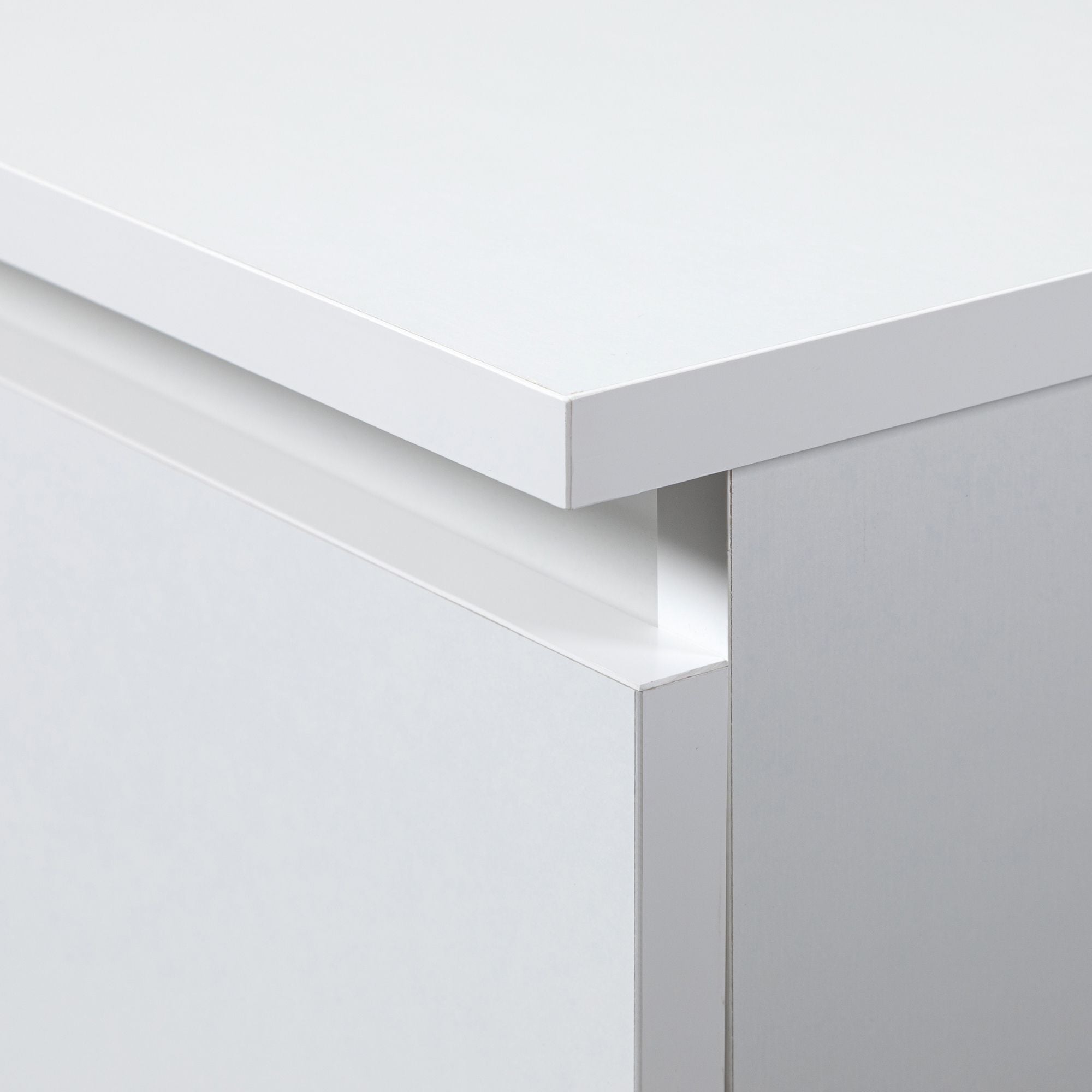 Set Ingresso Entro 95 cm con Specchio e Cassetto – Bianco