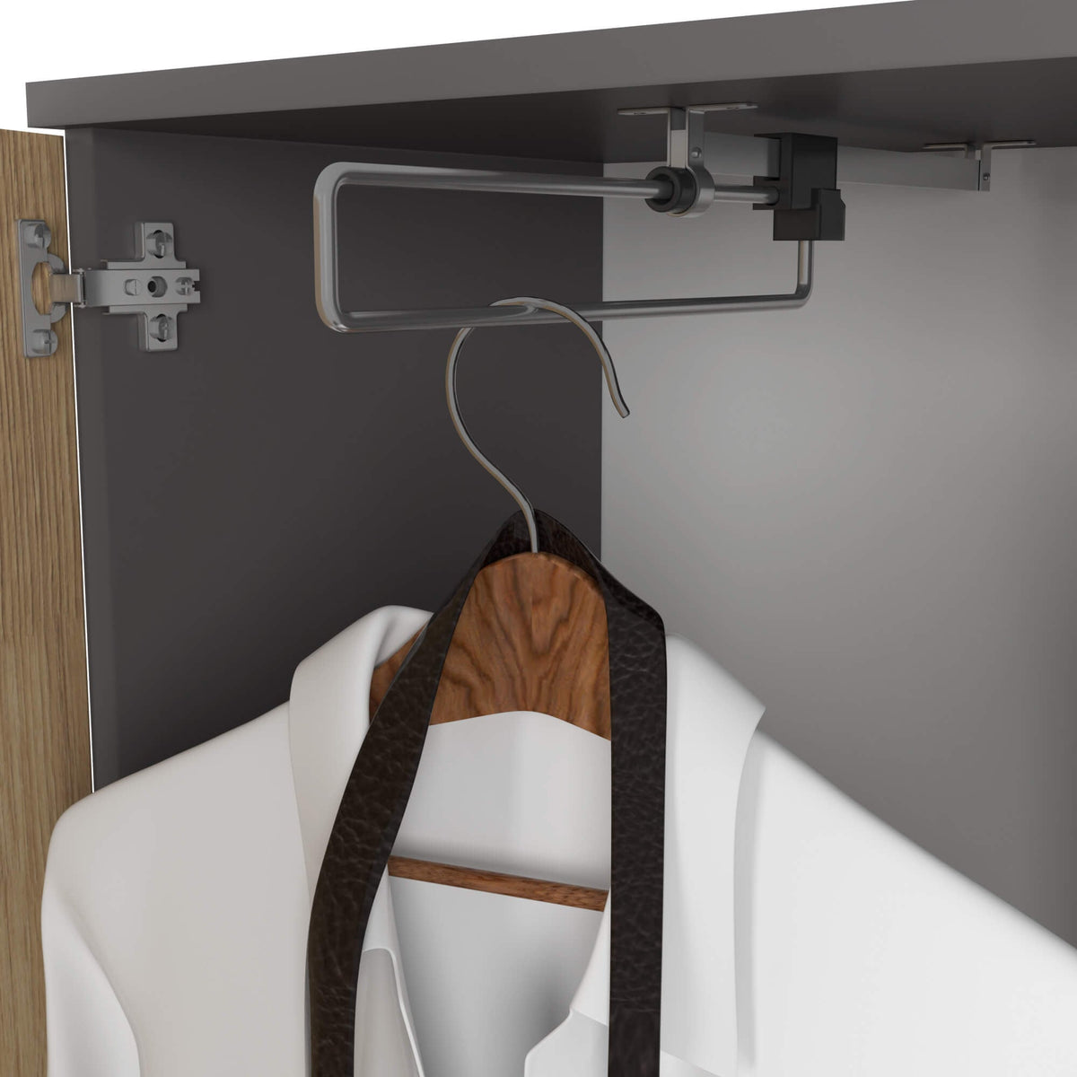 Set Ingresso Entro 2 Ante con Specchio – Grafite/Artisan