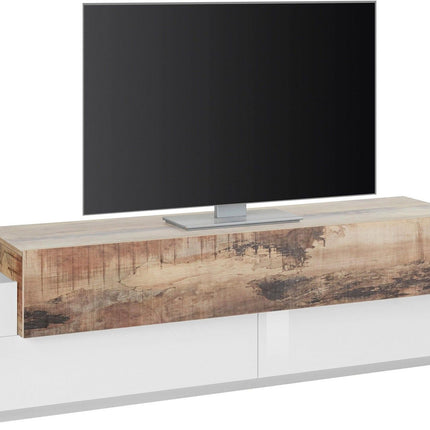 Porta tv CORO 200 cm 3 ante a ribalta.