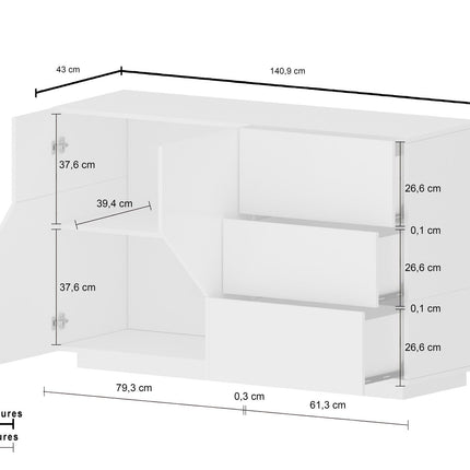 Credenza ALIEN da 141 cm.