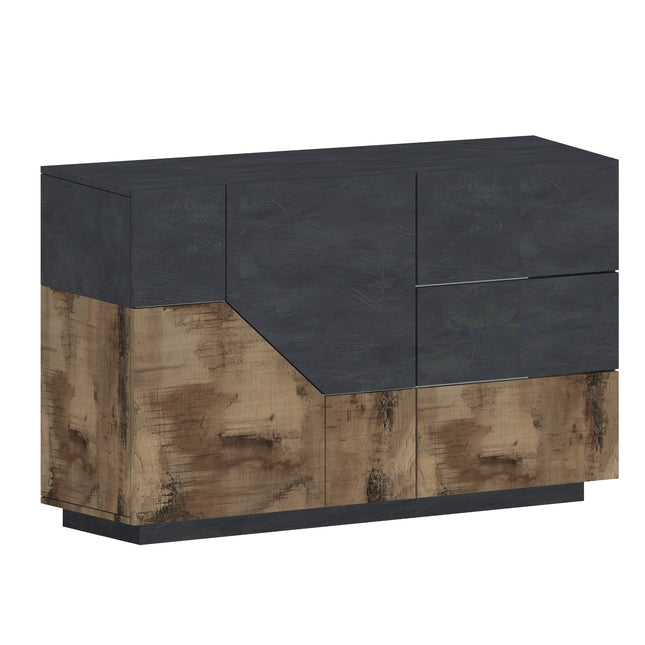 Credenza ALIEN da 141 cm - Report / Acero Pereira