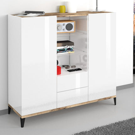 Credenza SUNRISE alta 120 cm.