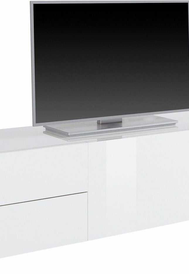 Porta tv METIS 170 cm con piedi 1 anta + 4 cassetti.