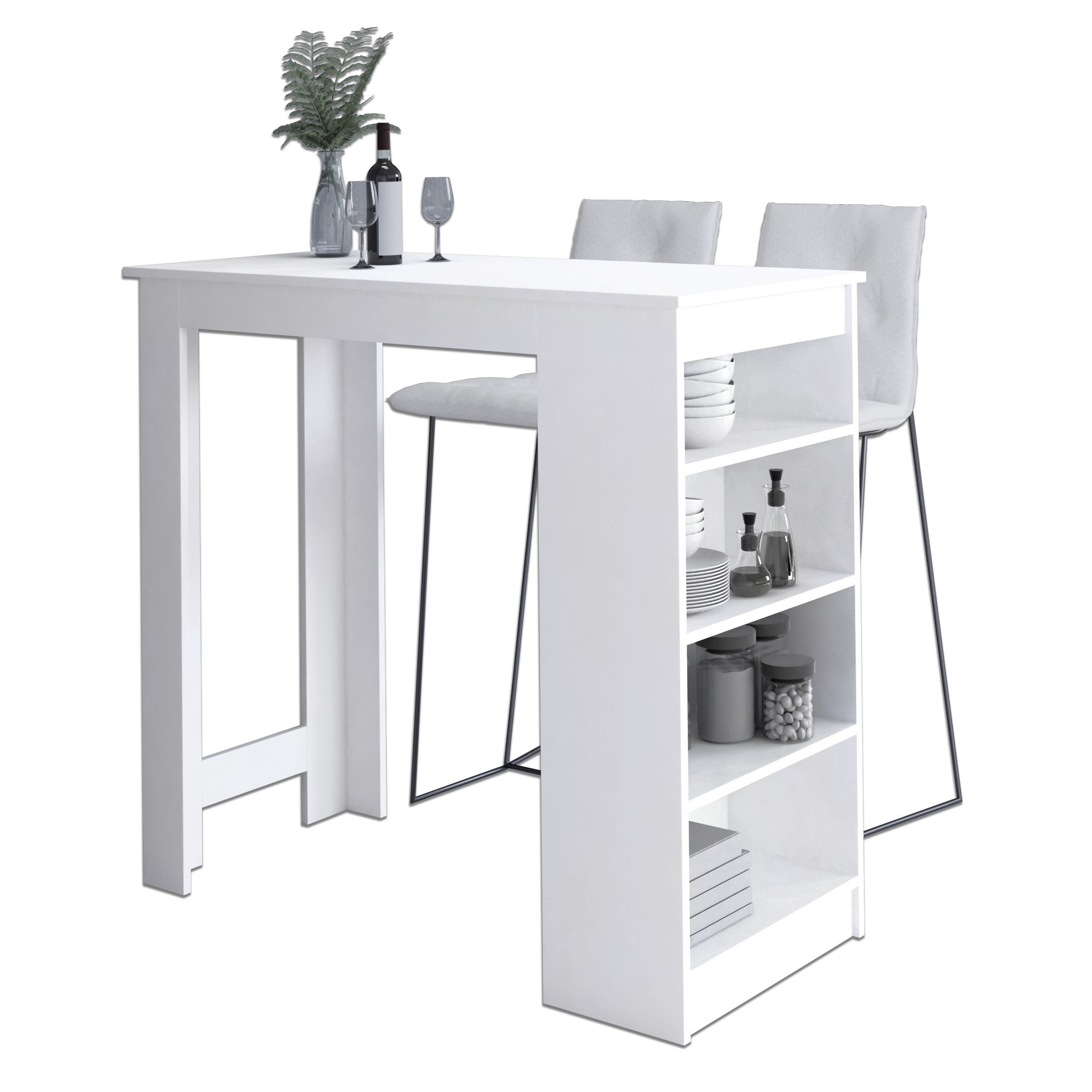 Tavolo Bar Linea 115 cm – Bianco
