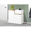 Glossy white /  Pereira Maple