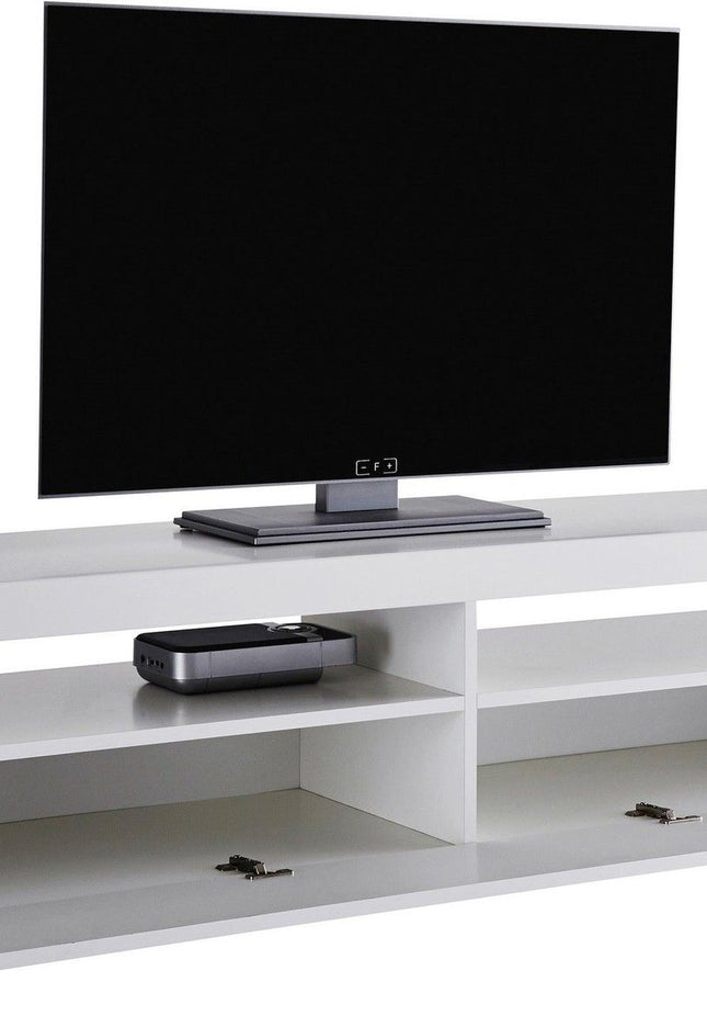 Porta tv BURRATA 200 cm 2 vani giorno + 1 anta a ribalta.