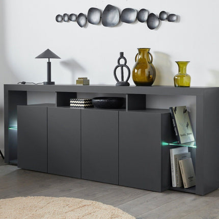 Credenza ESSENTIAL 4 ante da 220 cm.