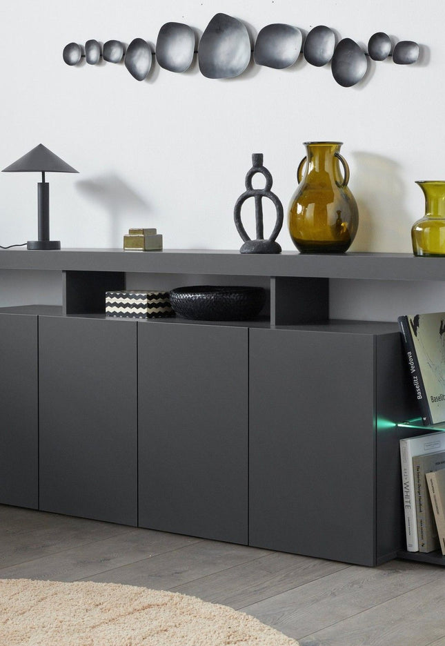 Credenza ESSENTIAL 4 ante da 220 cm.