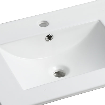 Lavabo Ceramica 61cm Bianco