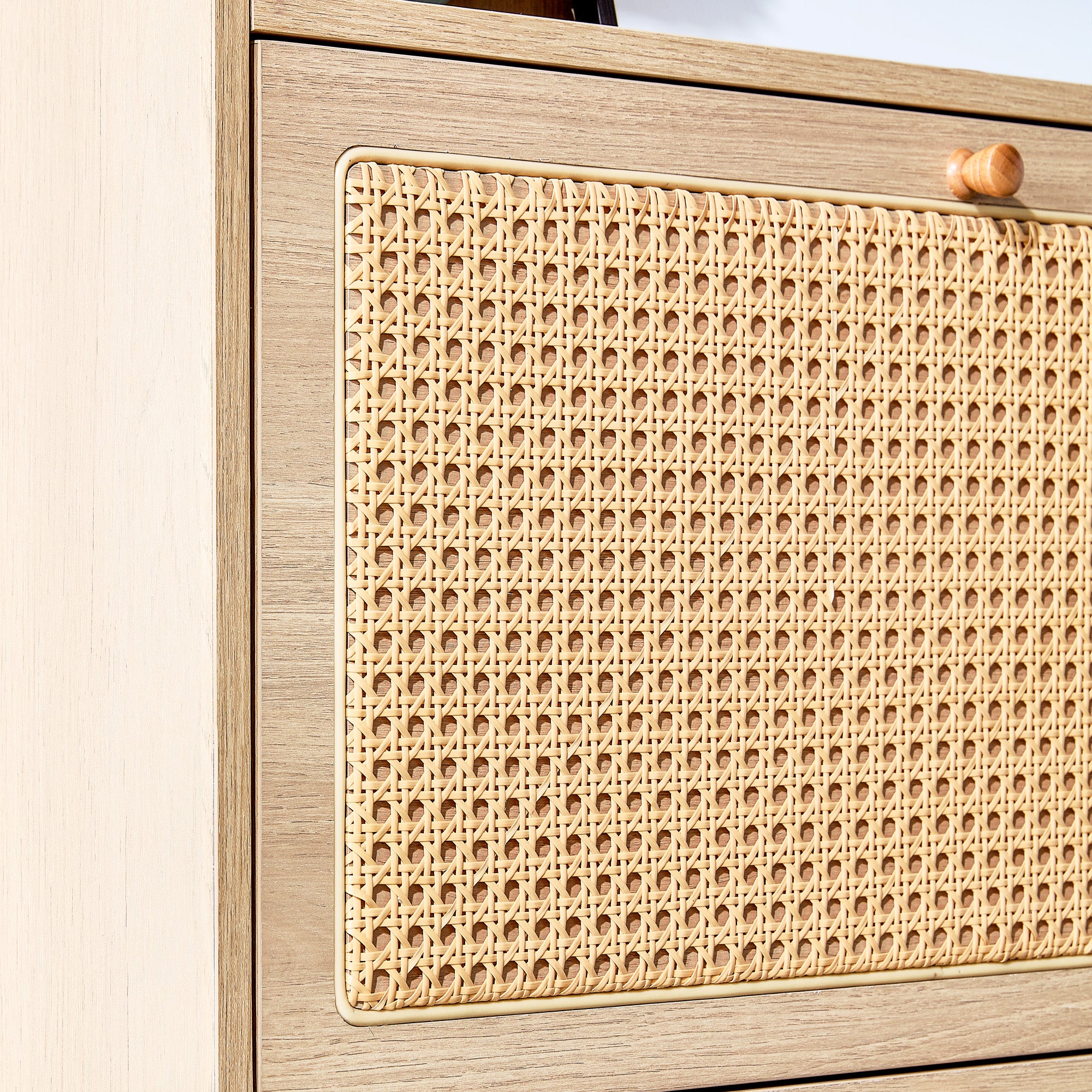 Mobile Contenitore Rattan Naturale