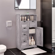 Mobile Bagno 5 Cassetti Grigio