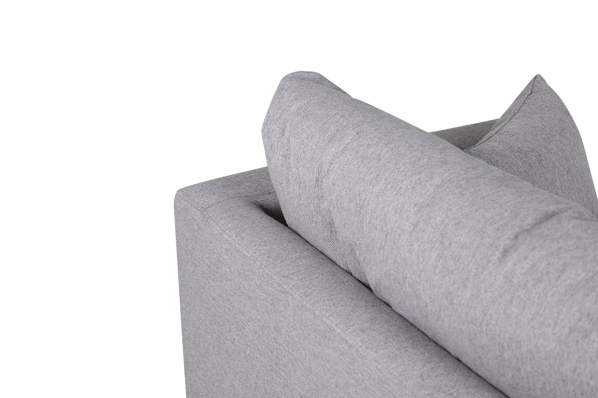Poltrona Singola Sofia in Tessuto Grigio - Design Nordico Moderno