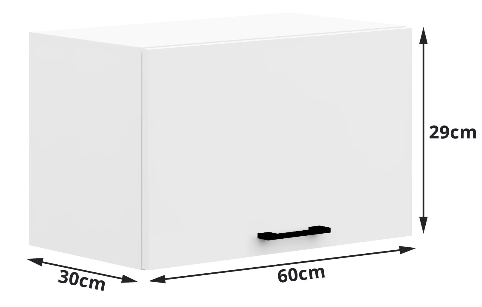 Set Cucina Luce 7 Elementi – Bianco 240x46x203 cm