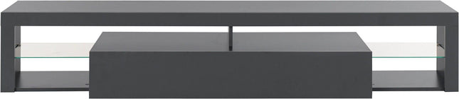 Porta TV ESSENTIAL 200 cm con 1 anta a ribalta.