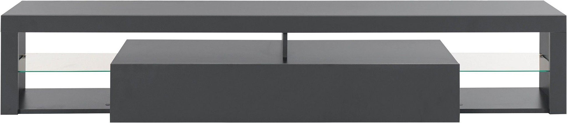 Porta TV ESSENTIAL 200 cm con 1 anta a ribalta.