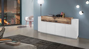 Credenza CORO 200 cm 4 ante battenti + 1 anta a ribalta.