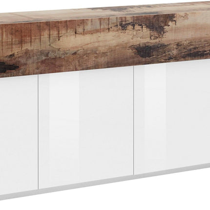Credenza CORO 200 cm 4 ante battenti + 1 anta a ribalta.