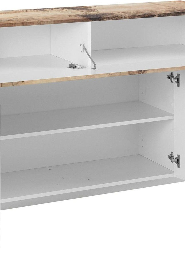 Credenza CORO 200 cm 4 ante battenti + 1 anta a ribalta.
