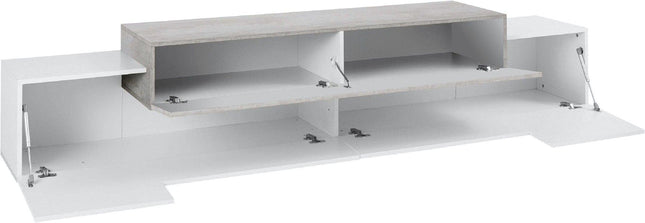 Porta tv CORO 240 cm 3 ante a ribalta.