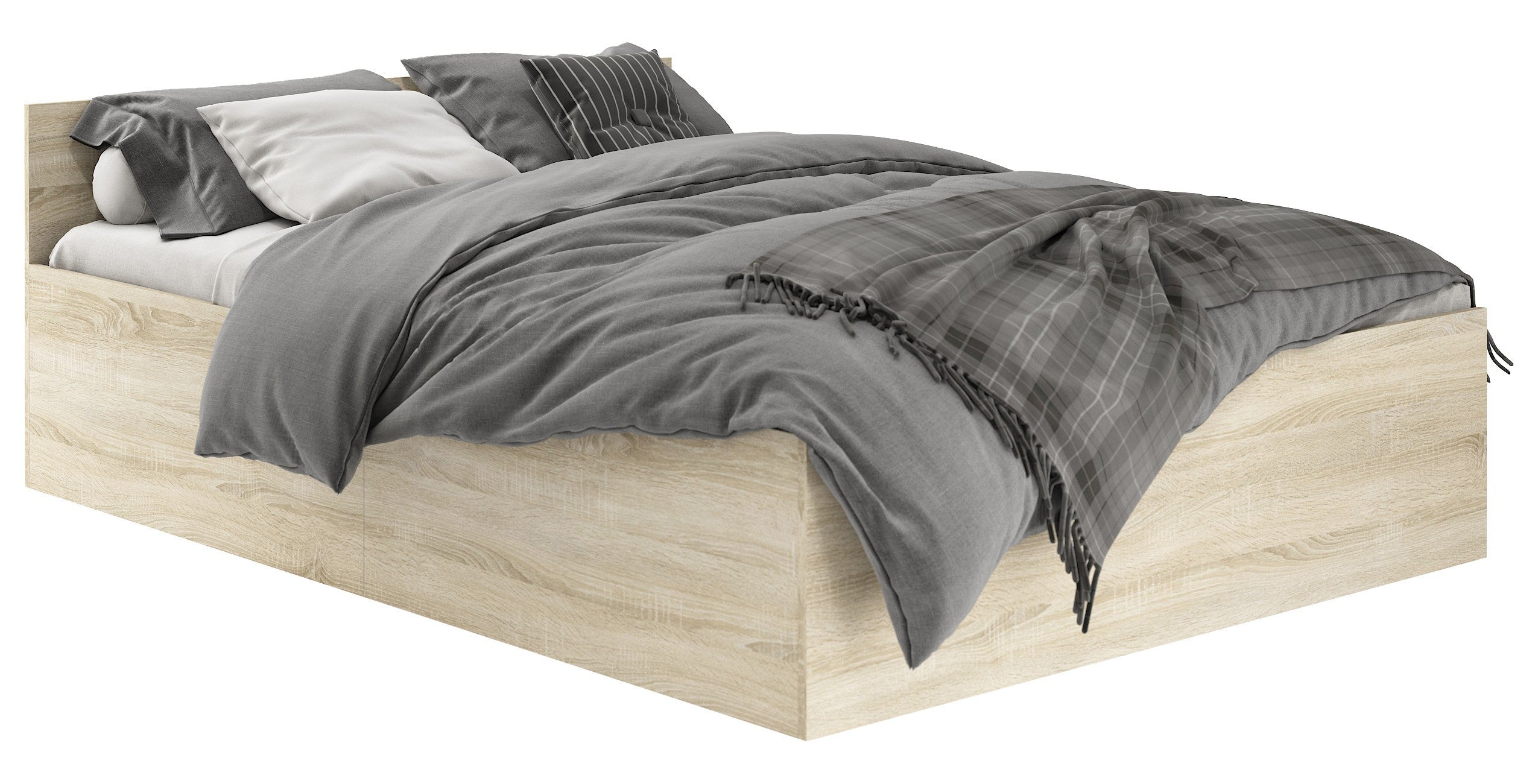 Letto Contenitore CLP 140x200 cm con Rete – Sonoma
