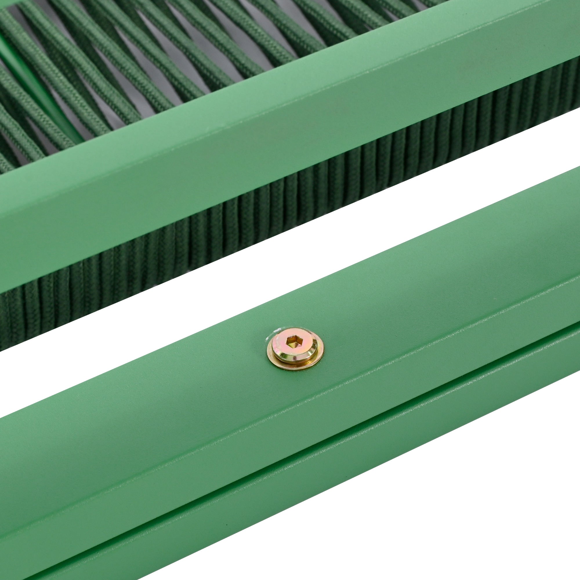 Set Patio Corda 4 Pezzi Verde Giallo