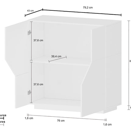 Credenza ALIEN da 80 cm.
