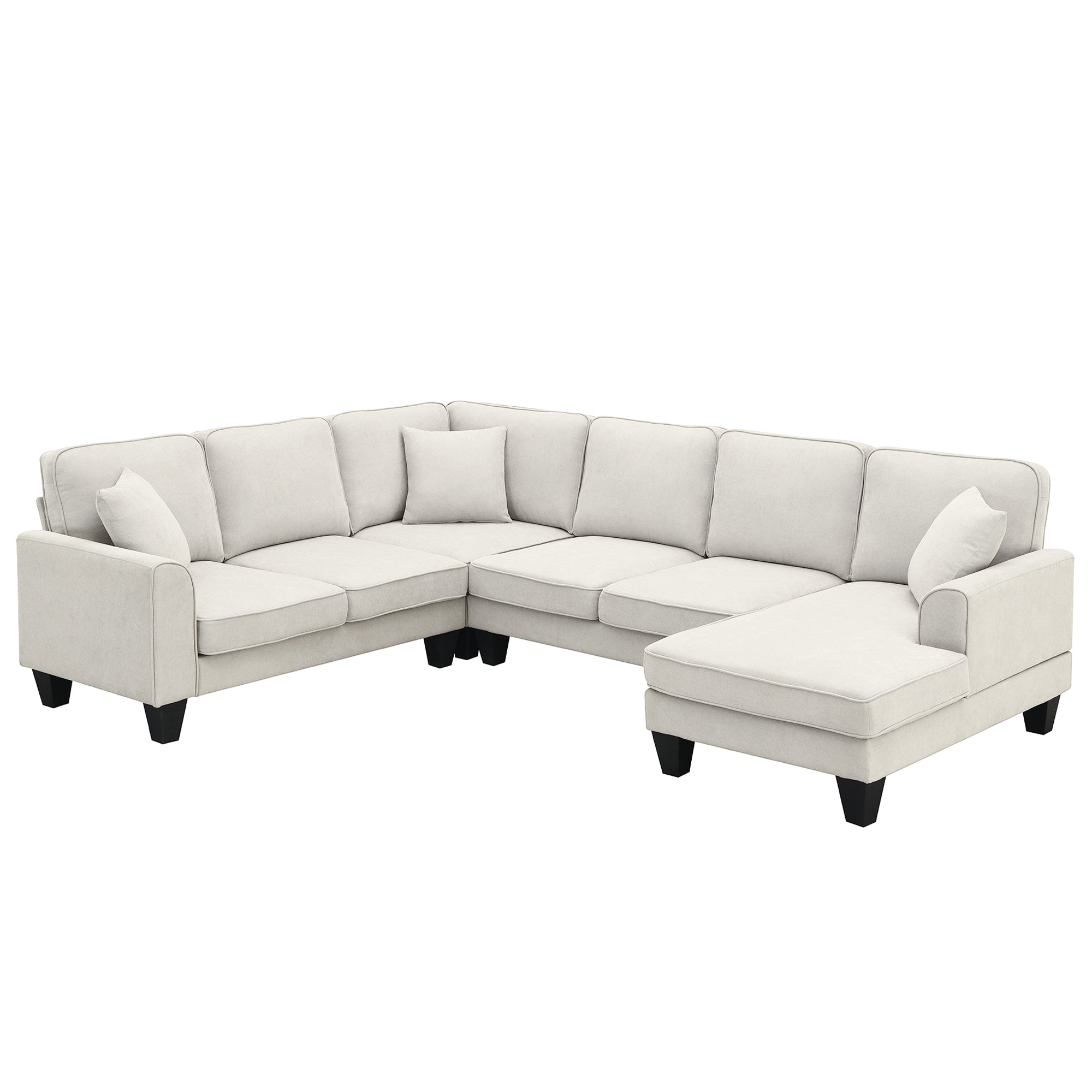 Divano UrbanoLuxe 7 Posti Elegante